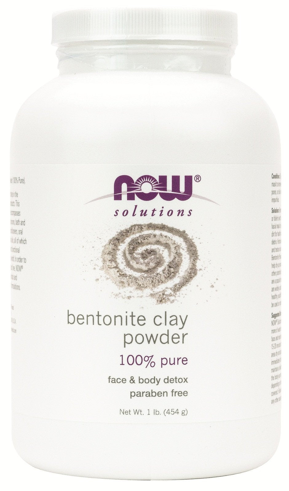 NOW Bentonite Clay Powder (454 g)