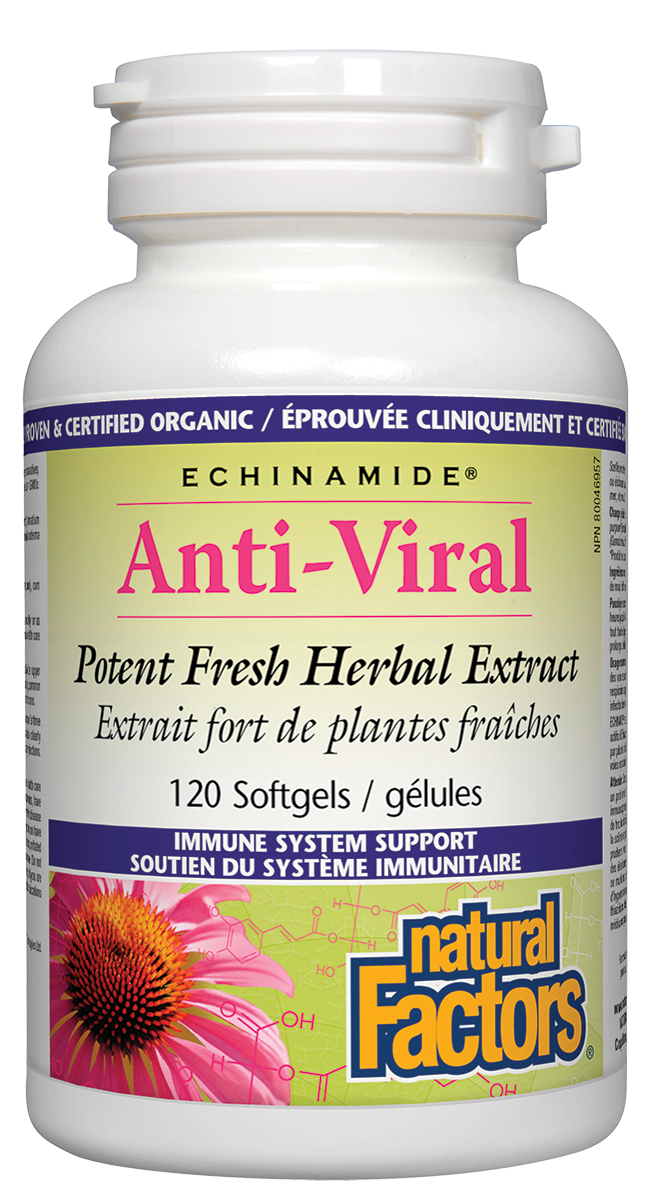 Natural Factors Echinamide Anti-Viral Herbal Extract (Softgels)