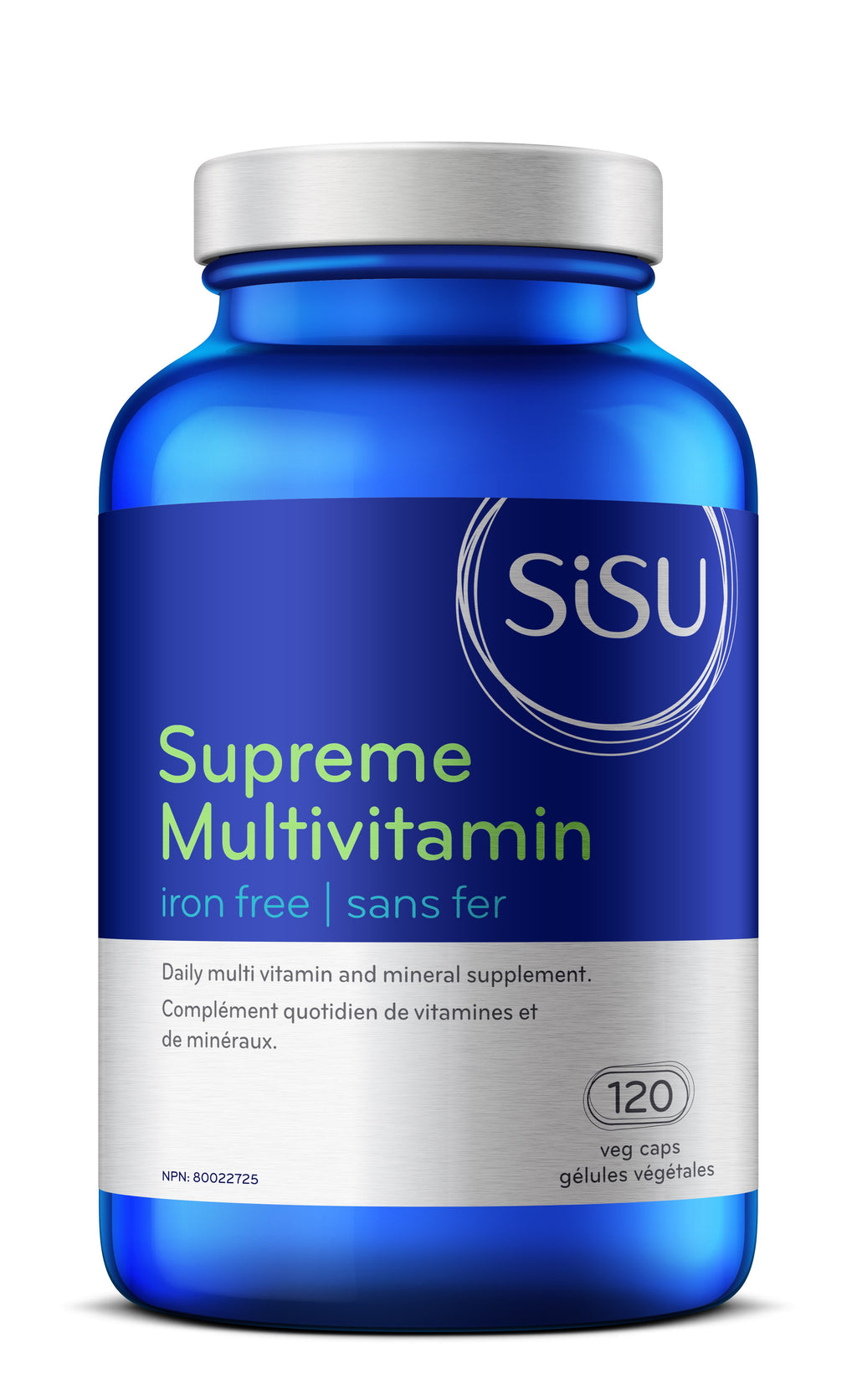 Sisu Supreme Multivitamin Iron Free (120 VCaps)