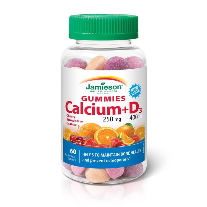 Jamieson Calcium + D3 (60 Gummies)