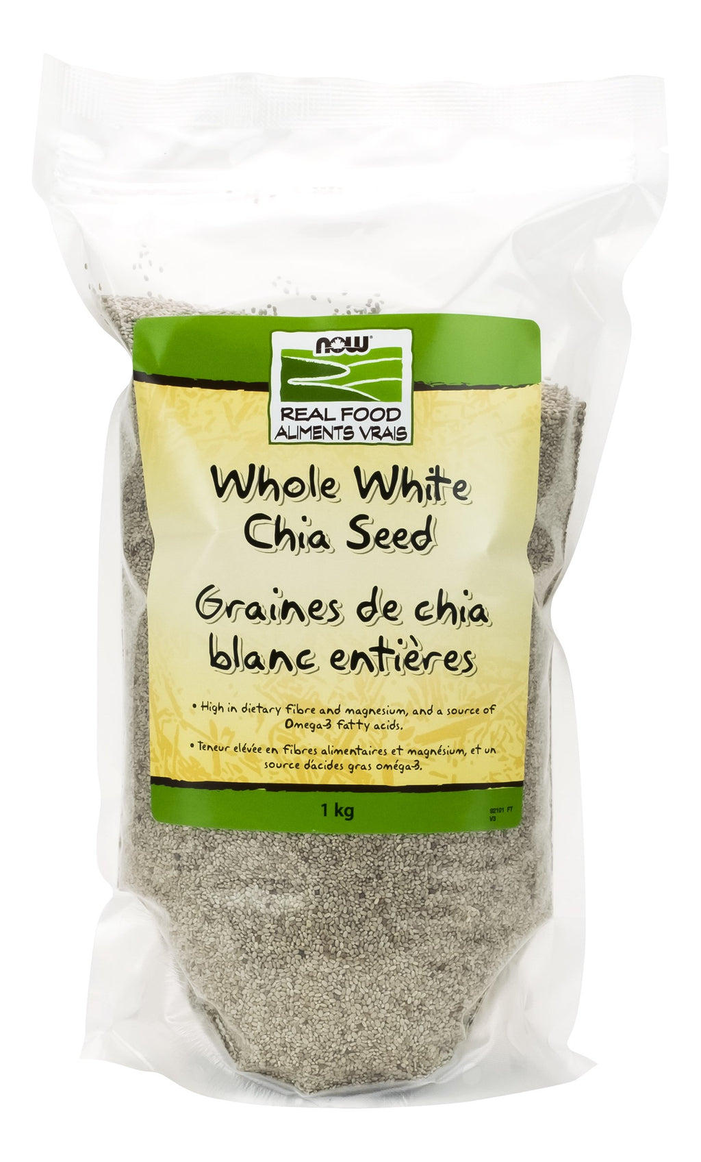 NOW Whole White Chia Seed (1 kg)