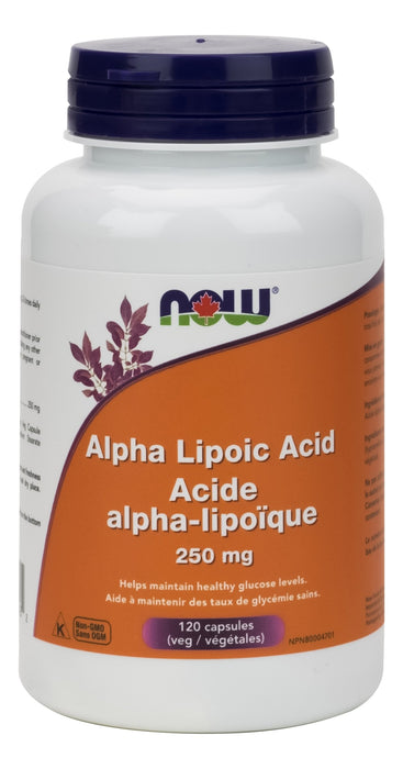 NOW Alpha Lipoic Acid 250 mg (Capsules)