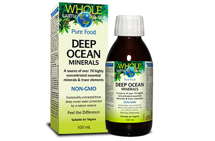 Whole Earth & Sea Pure Food Deep Ocean Minerals (100 mL)