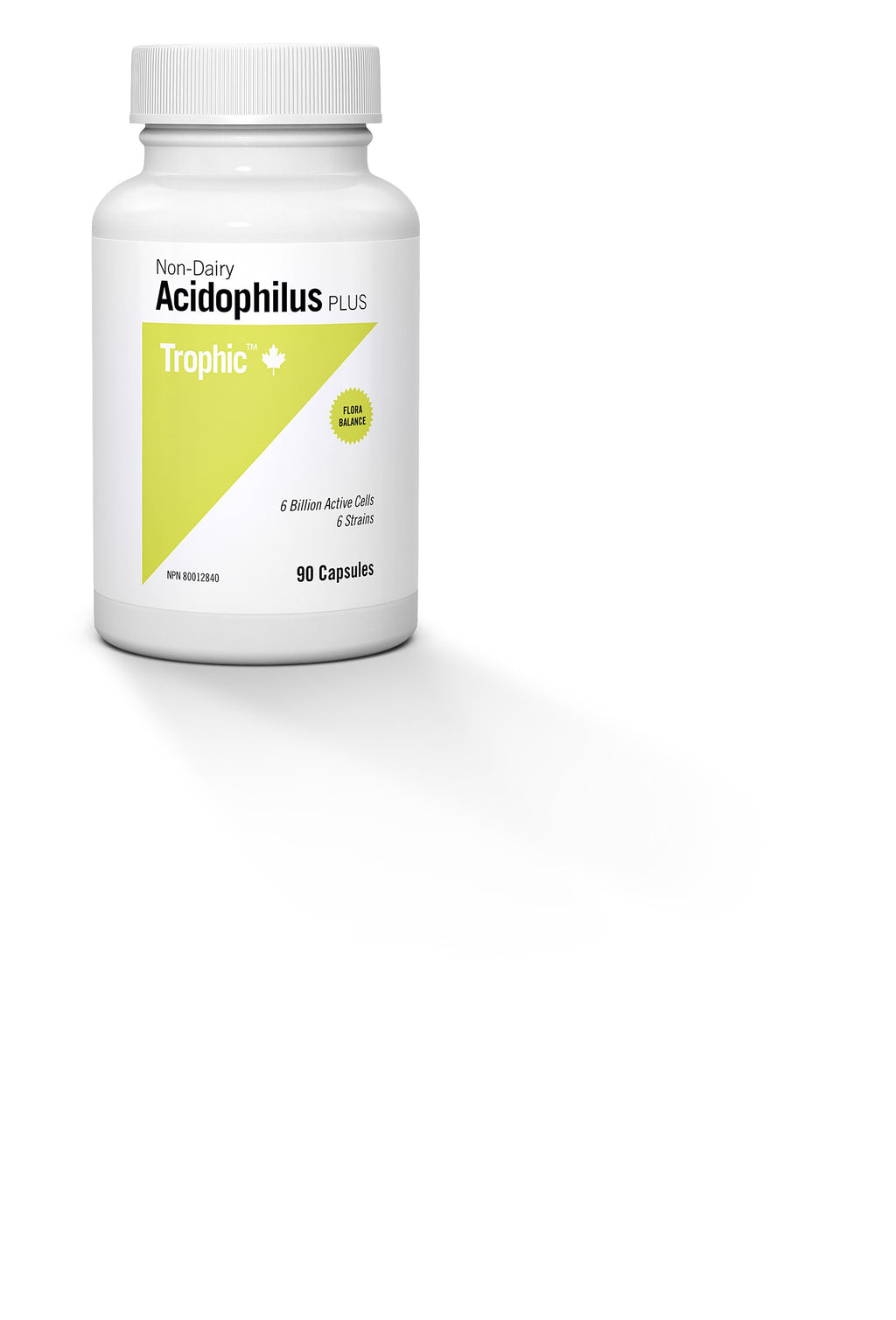 Trophic Non-Dairy Acidophilus Plus 6 Billion (90 Capsules)