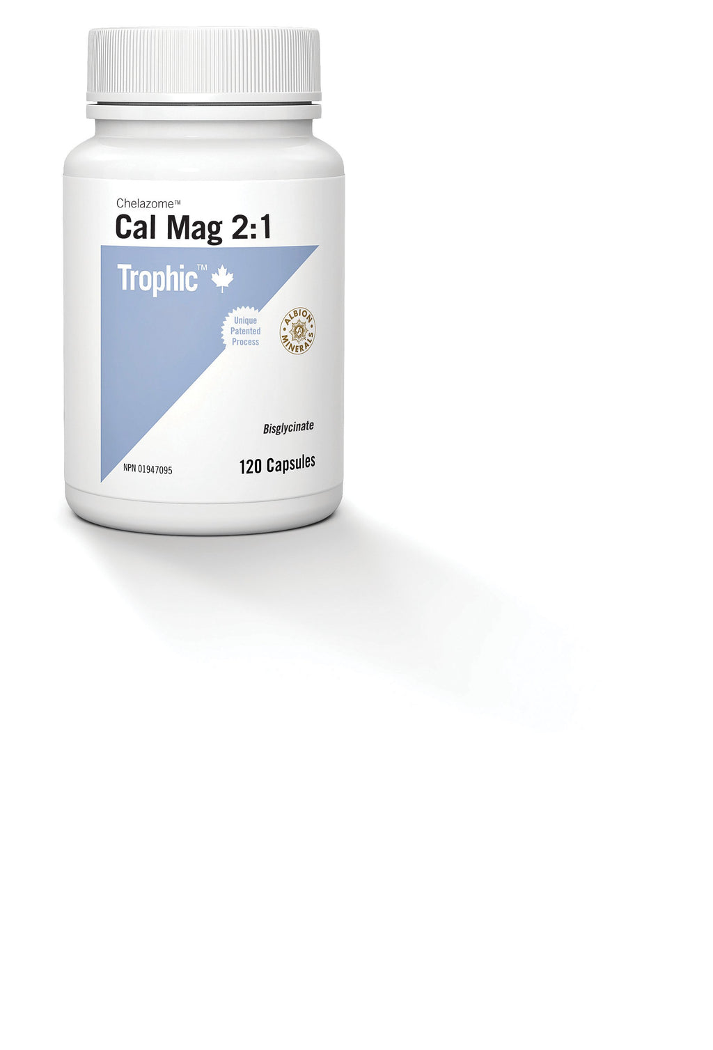 Trophic Chelazome Cal Mag 2:1 Bisglycinate (120 Capsules)