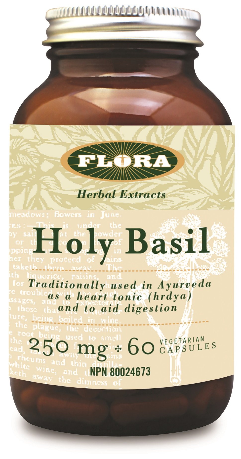 Flora Holy Basil 250 mg (60 VCaps)