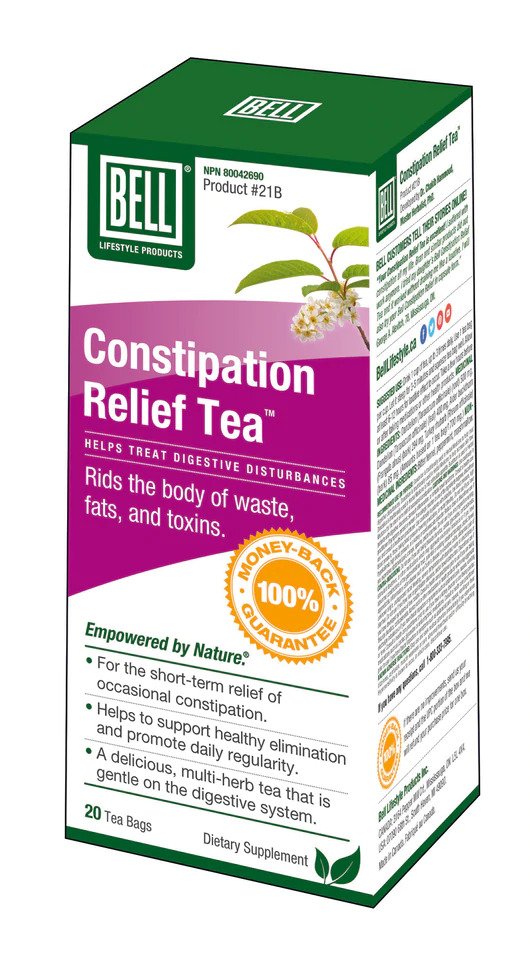 Bell #21B Constipation Relief Tea (20 Tea Bags)