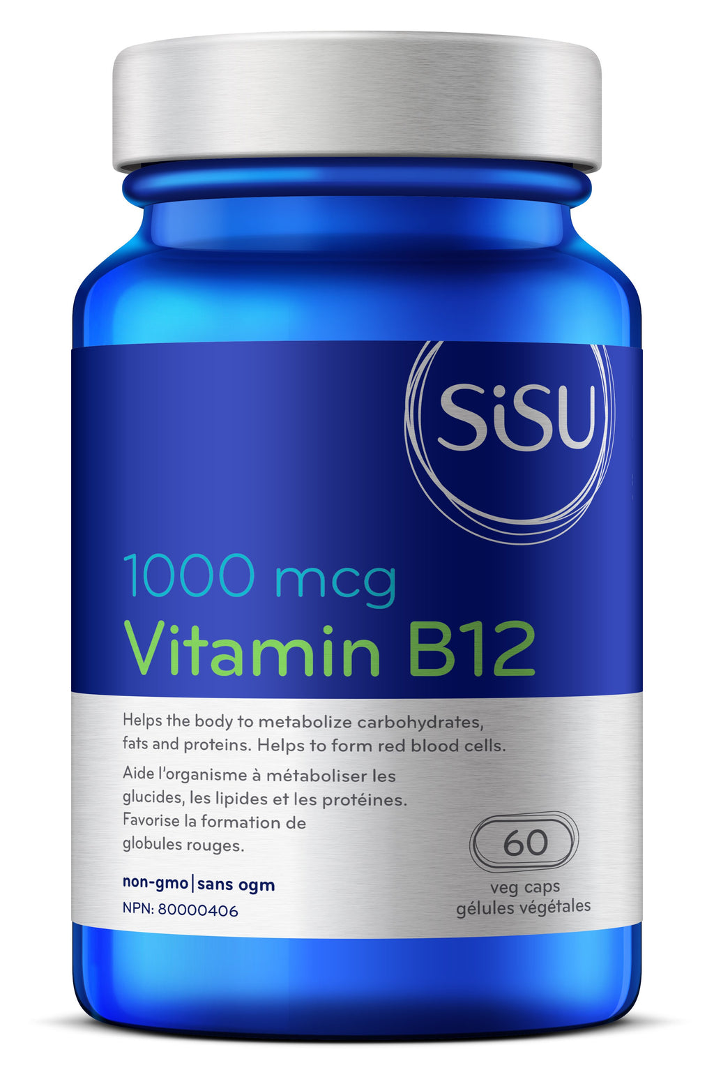 Sisu Vitamin B12 1000 mcg (60 VCaps)