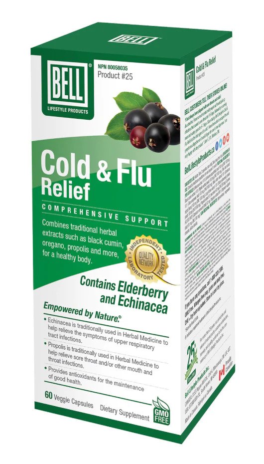 Bell #25 Cold and Flu Immune Support (60 VCaps)