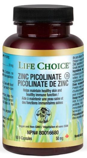 Life Choice Zinc Picolinate 50 mg (90 VCaps)