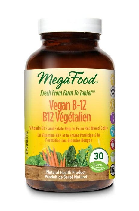 MegaFood Vegan B12 (30 Tablets)