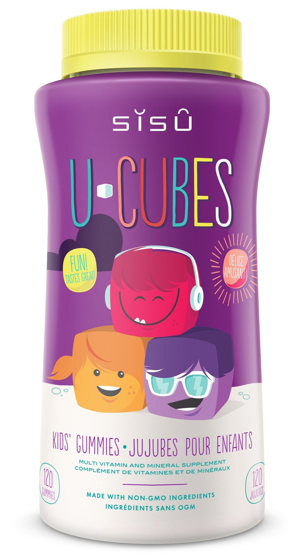 Sisu Kids U-Cubes Multivitamin and Mineral Supplement (120 Gummies)