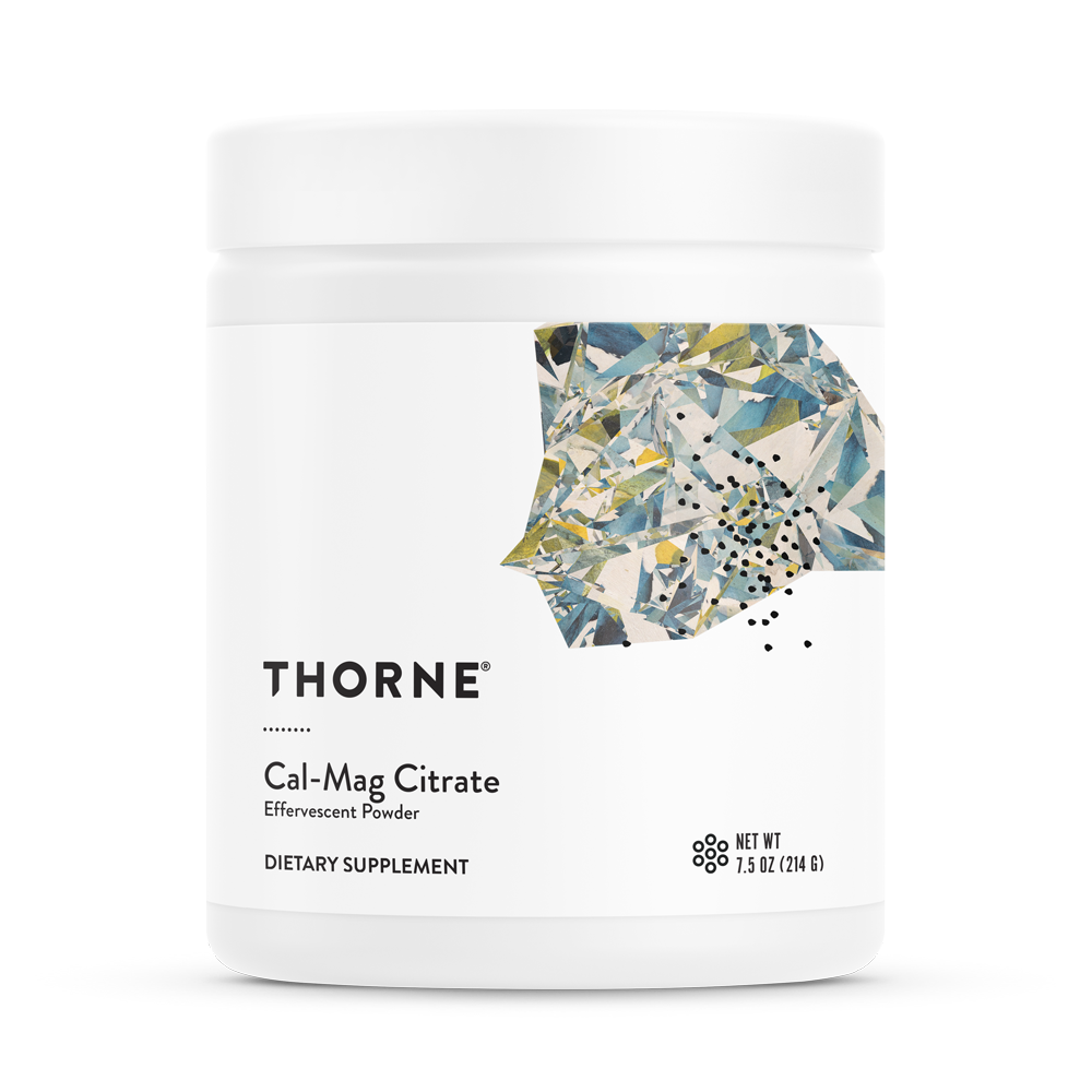 Thorne Research Cal-Mag Citrate Effervescent Powder (214 g)