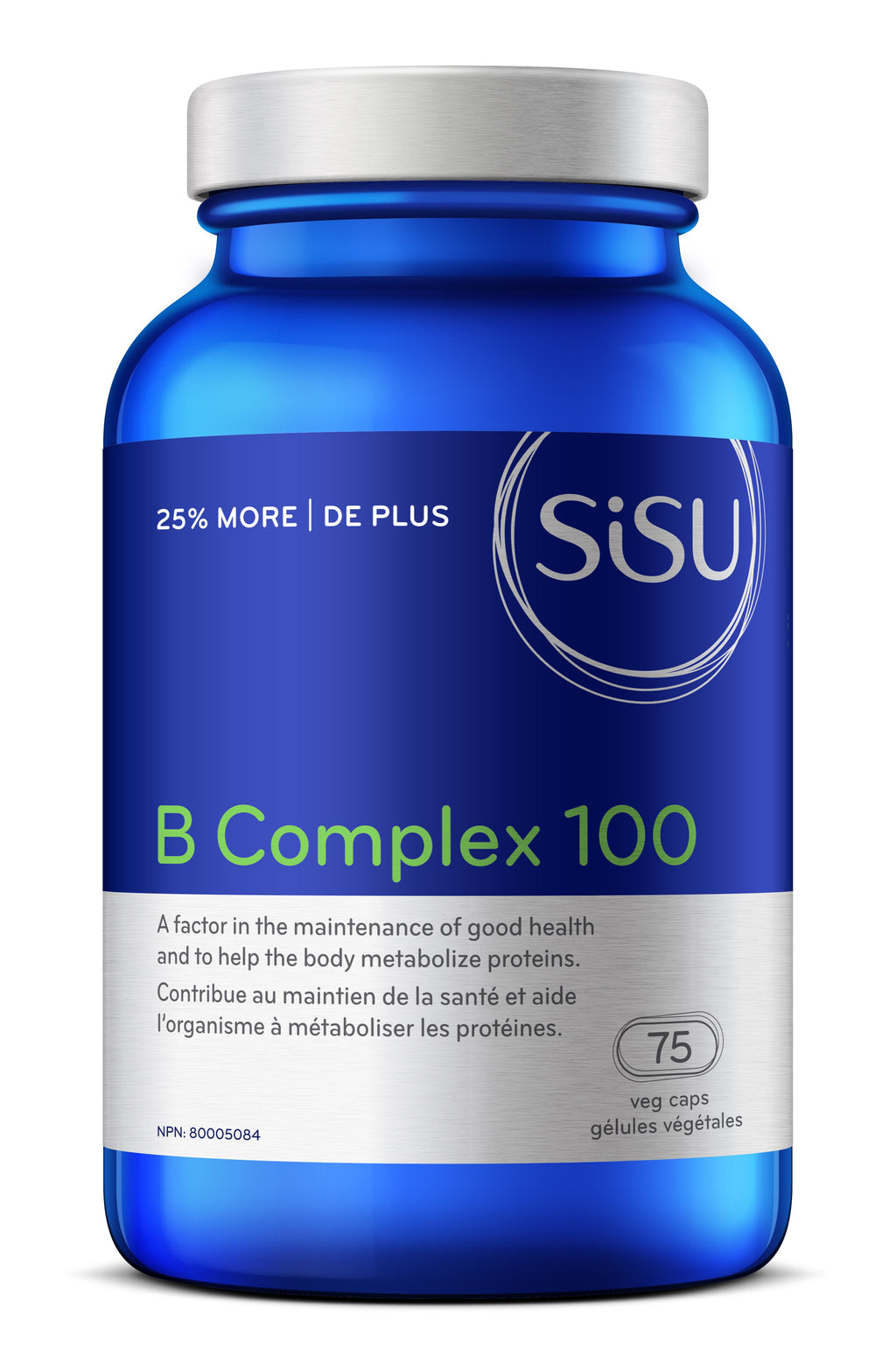 Sisu B Complex 100 BONUS SIZE (75 VCaps)