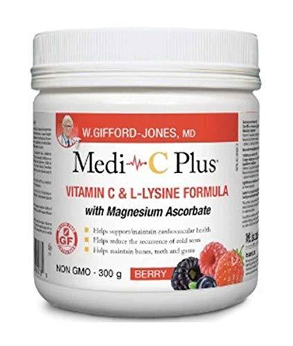 Medi-C Plus Vitamin C & L-Lysine Formula - Berry (300 g)