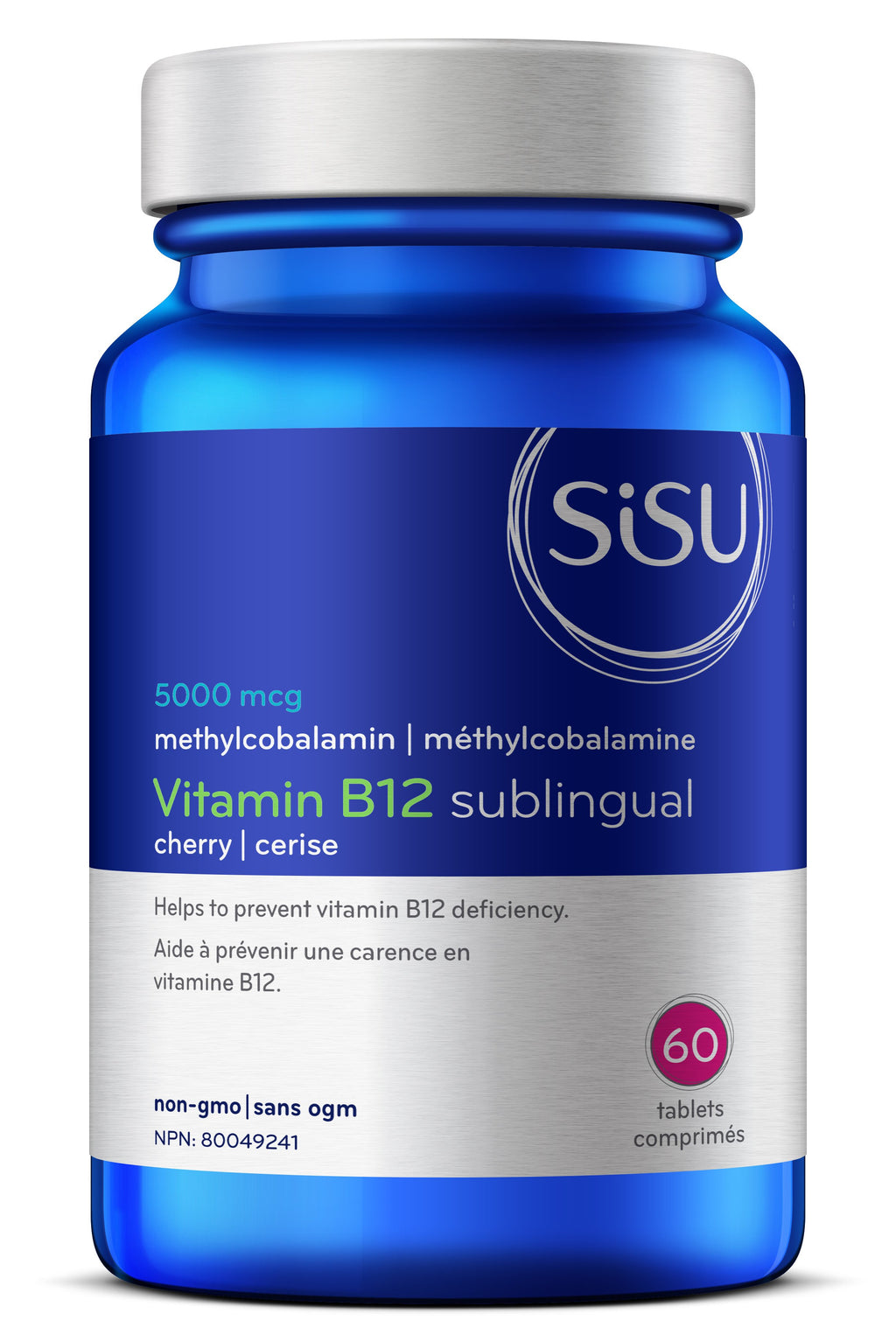 Sisu Vitamin B12 5000 mcg Sublingual (60 Tablets)