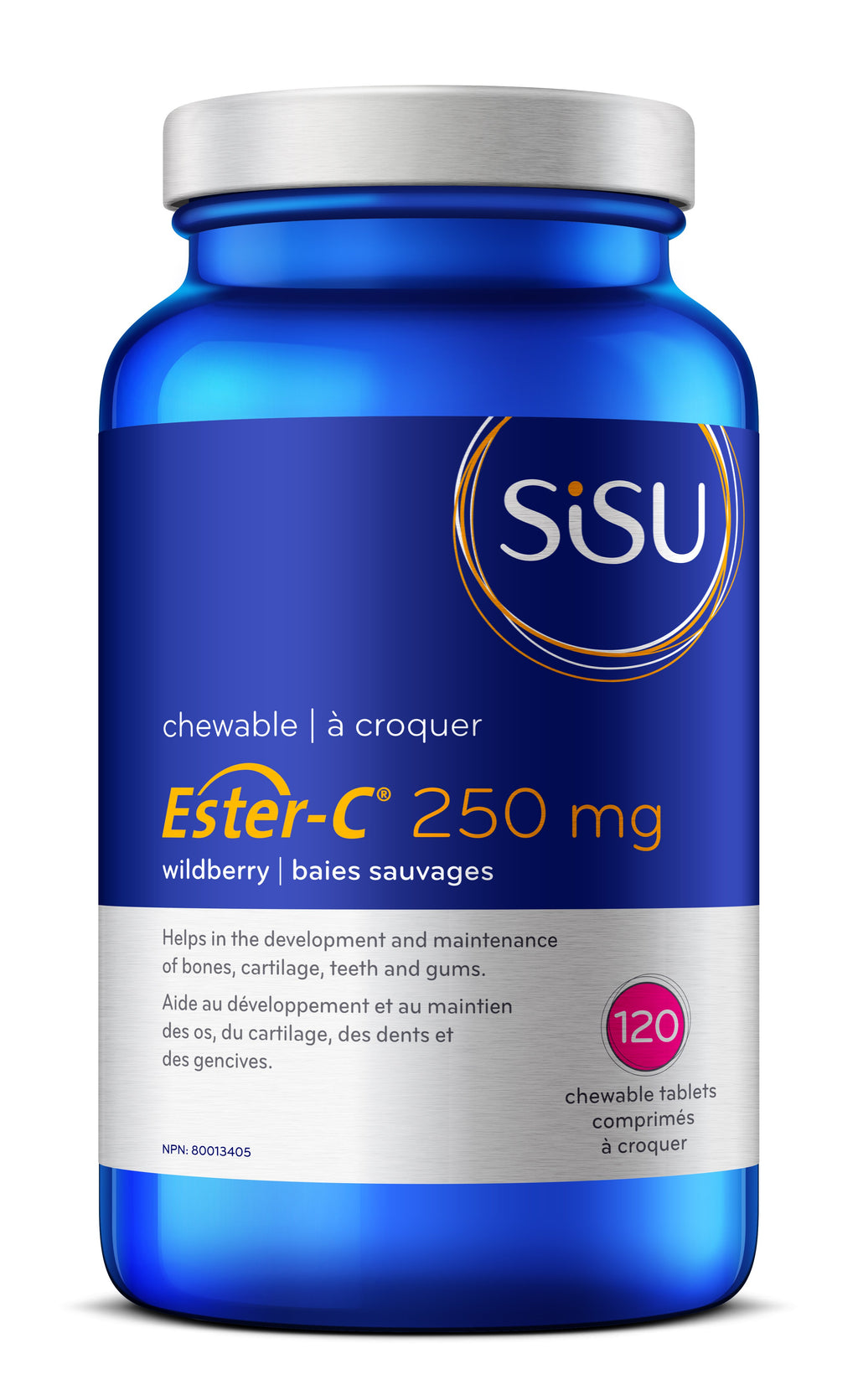 Sisu Ester-C - Wildberry 250 mg (120 Chewable Tablets)