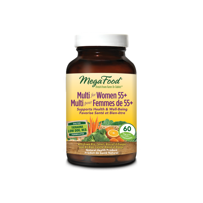 MegaFood Multi for Women 55+ (60 Tablets)