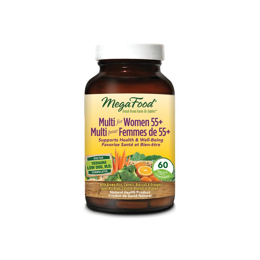 MegaFood Multi for Women 55+ (60 Tablets)