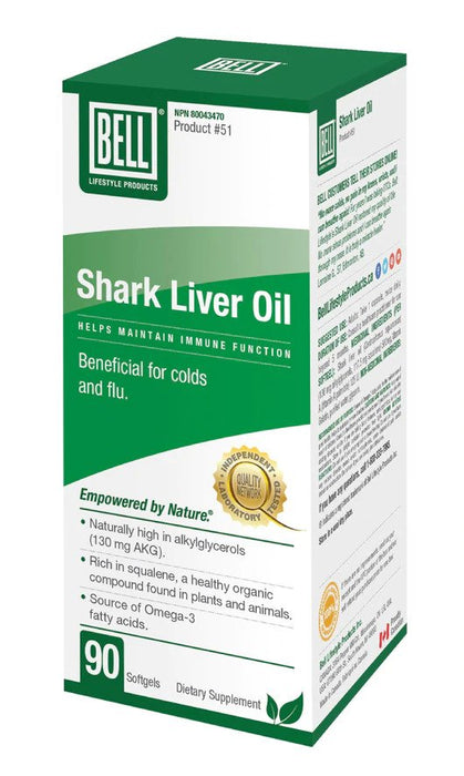 Bell #51 Shark Liver Oil (90 Softgels)