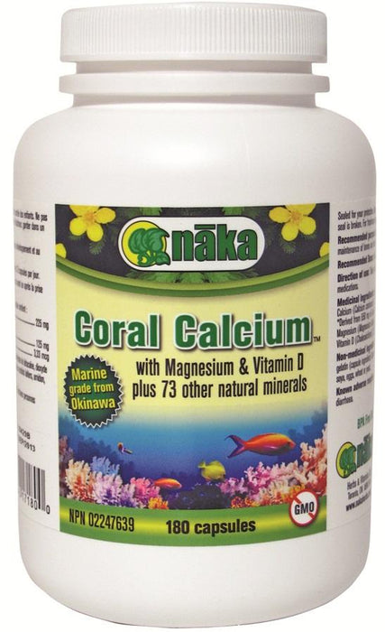 Naka Coral Calcium with Magnesium & Vitamin D (Capsules)