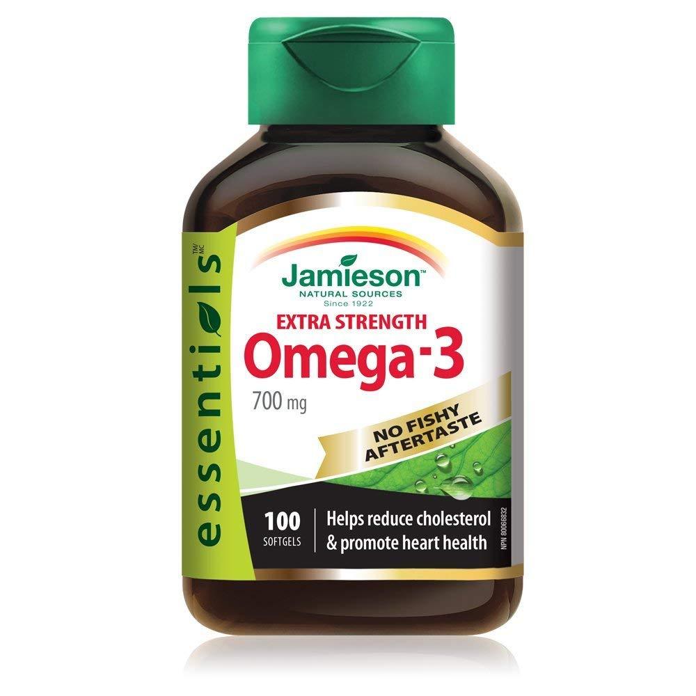 Jamieson Omega-3 Extra Strength 700 mg (100 Softgels)