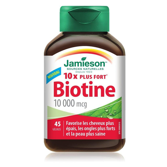 Jamieson Biotin 10000 mcg (45 Softgels)