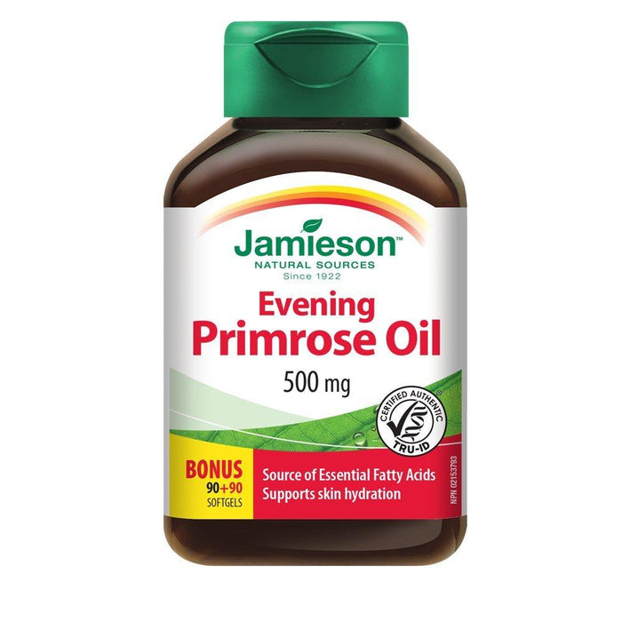 Jamieson Evening Primrose Oil 500 mg (180 Softgels)