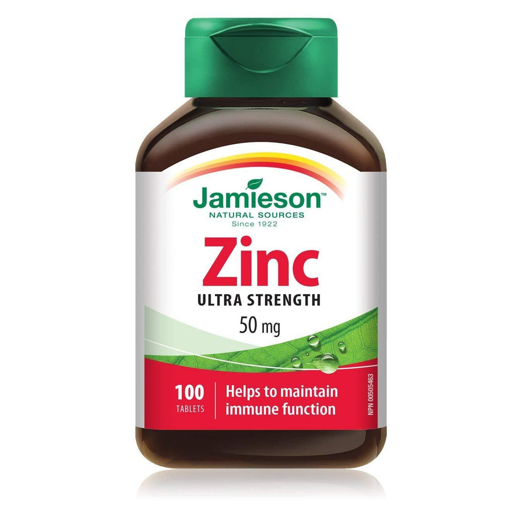 Jamieson Zinc Ultra Strength 50 mg (100 Tablets)