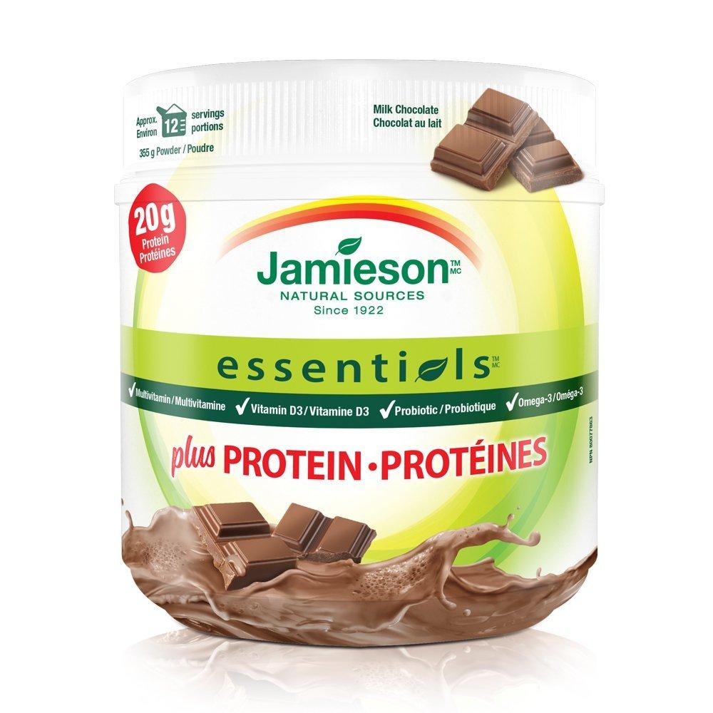 Jamieson Whey Protein plus Essentials - Milk Chocolate (355 g)