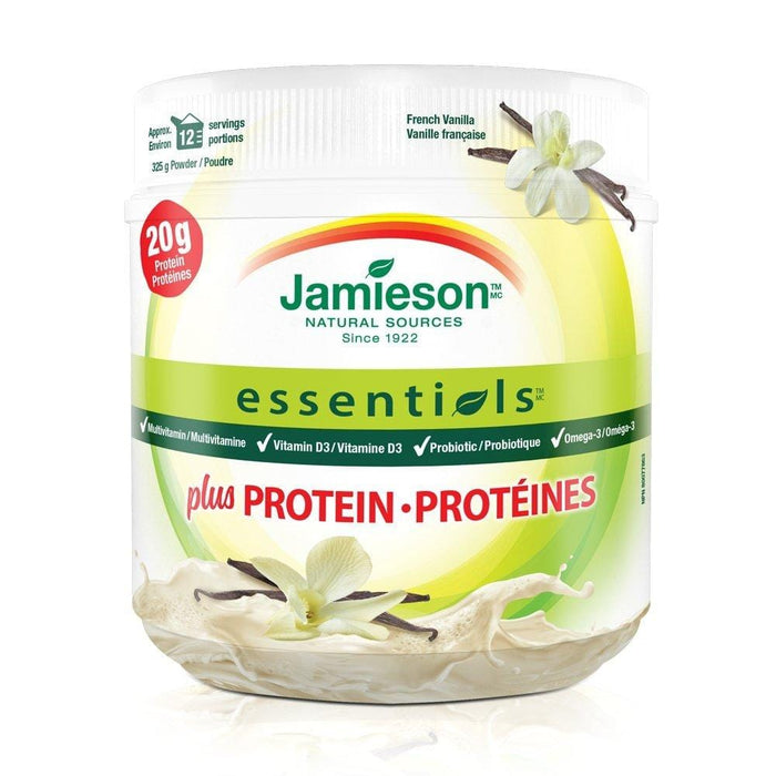 Jamieson Whey Protein plus Essentials - French Vanilla (325 g)