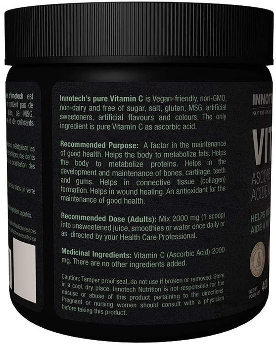 Innotech Vitamin C Ascorbic Acid Fine Powder (400 g)