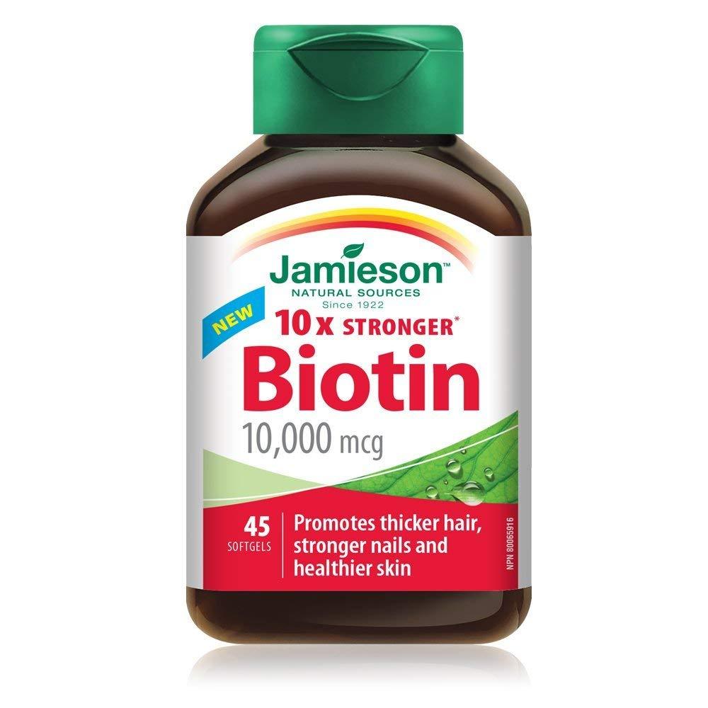 Jamieson Biotin 10000 mcg (45 Softgels)