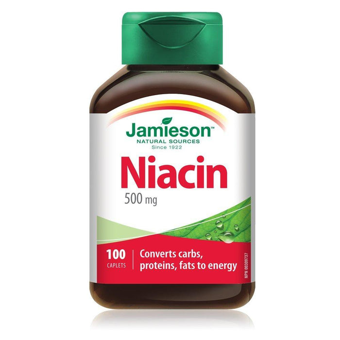 Jamieson Niacin 500 mg (100 Caplets)