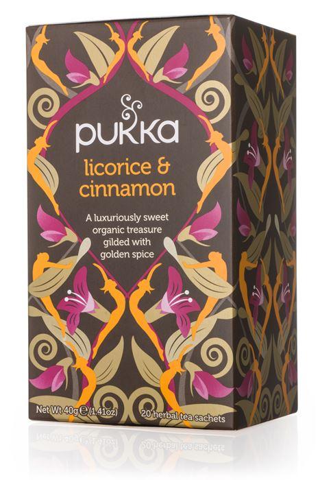 Pukka Licorice & Cinnamon Herbal Tea (20 Sachets)