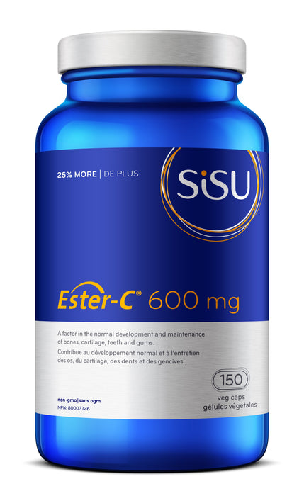 Sisu Ester-C 600 mg BONUS SIZE (150 VCaps)