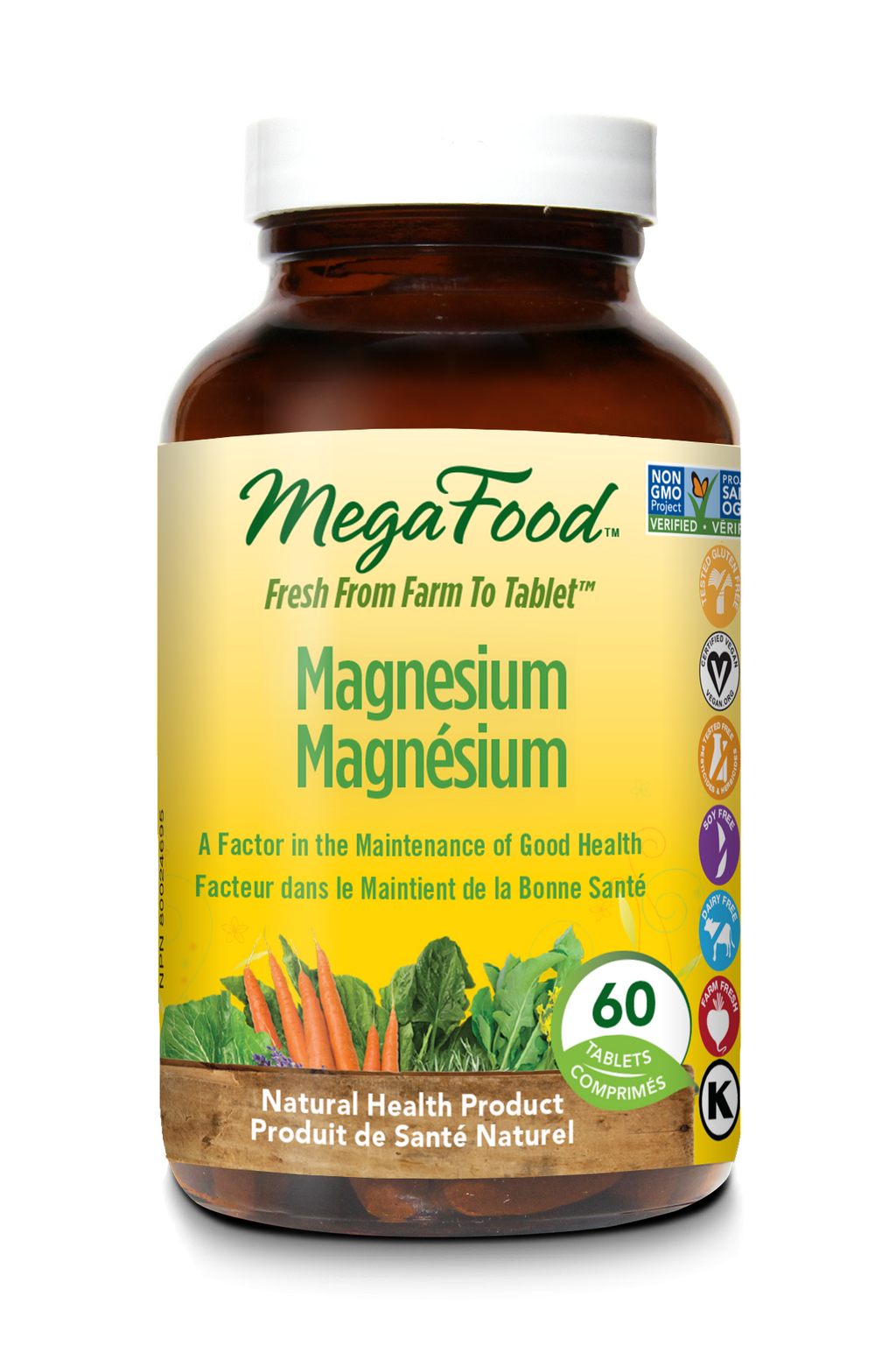 MegaFood Magnesium (60 Tablets)