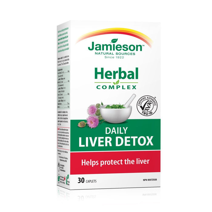 Jamieson Herbal Complex Daily Liver Detox (30 Caplets)