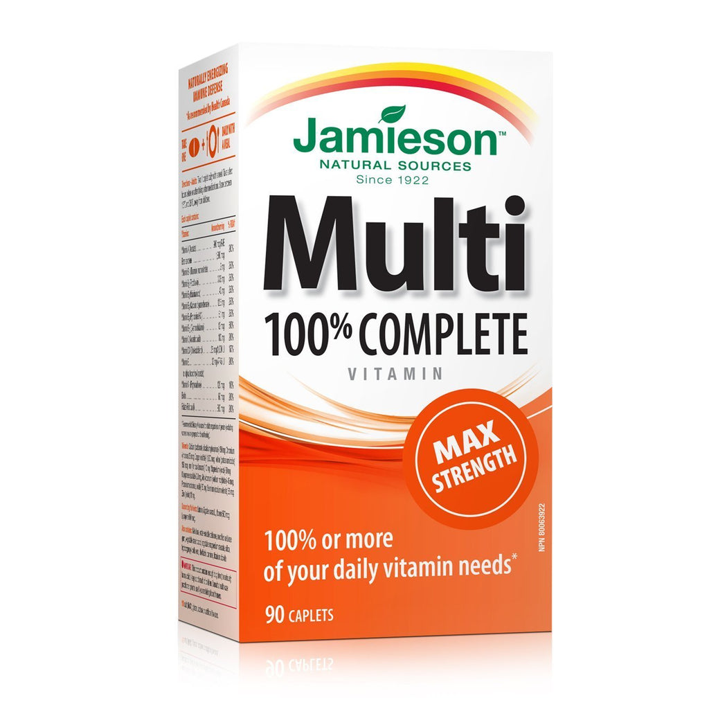 Jamieson Multivitamin Max Strength 90 Caplets