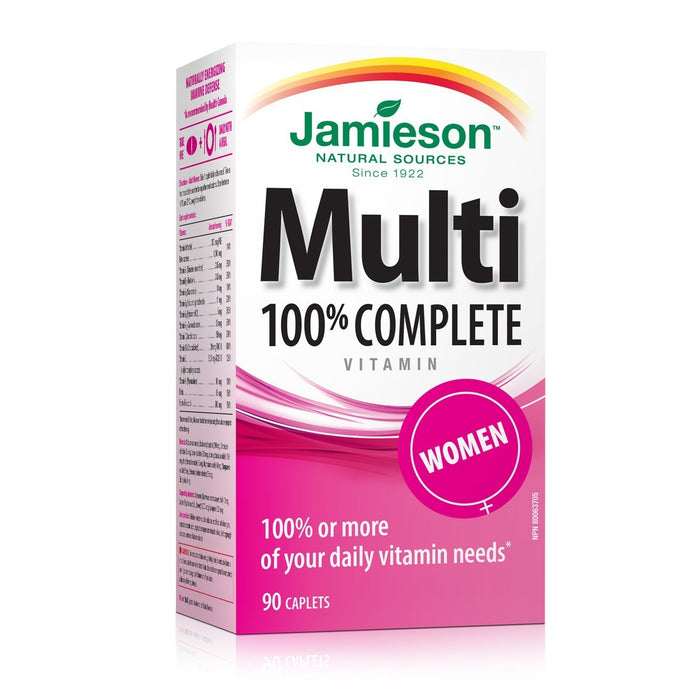 Jamieson Multi 100% Complete for Women (90 Caplets)