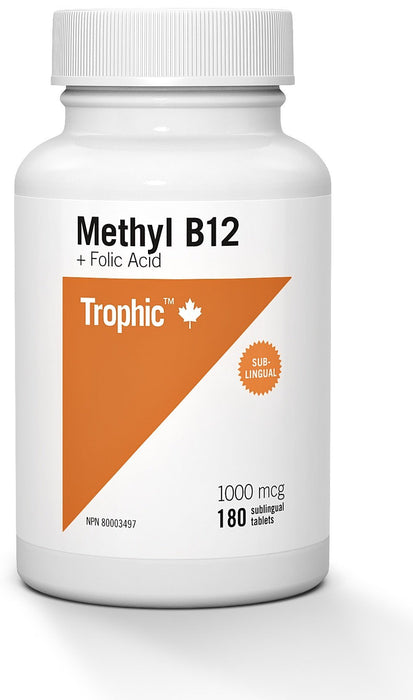 Trophic Methyl B12 with Folic Acid 1000 mcg (Tablets)