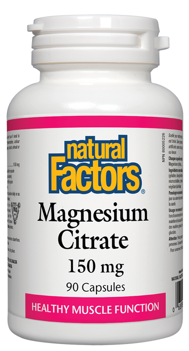 Natural Factors Magnesium Citrate 150 mg (Capsules)