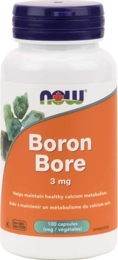 NOW Boron 3 mg (100 VCaps)