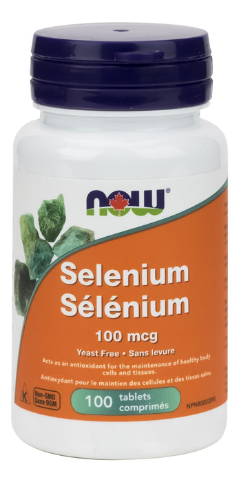 NOW Selenium 100 mcg (100 Tablets)