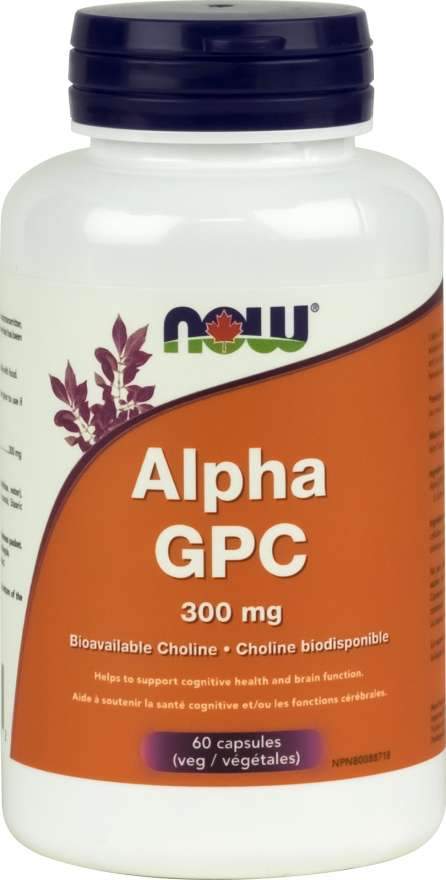 NOW Alpha GPC 300 mg (60 VCaps)