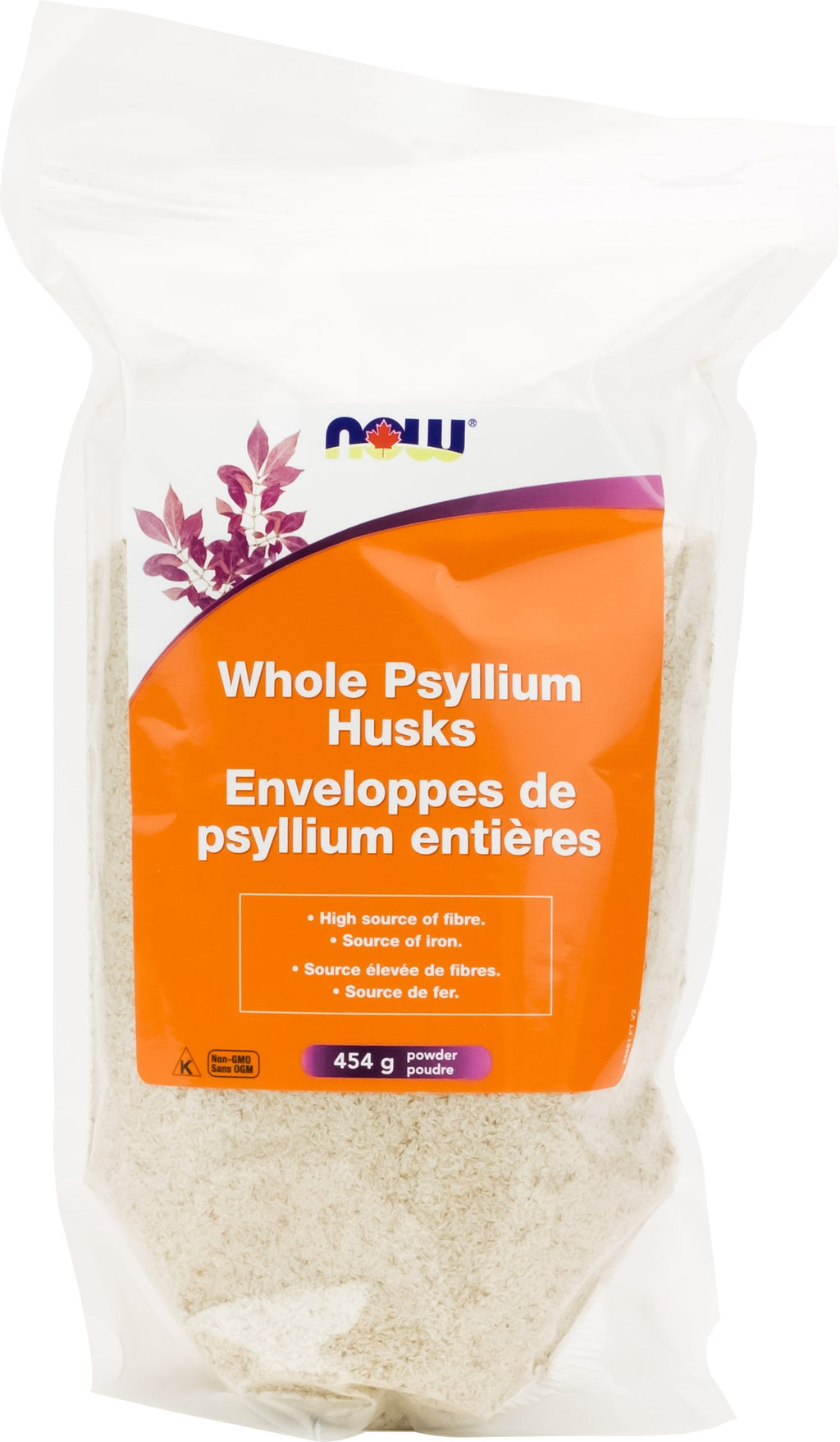 NOW Whole Psyllium Husks (454 g)