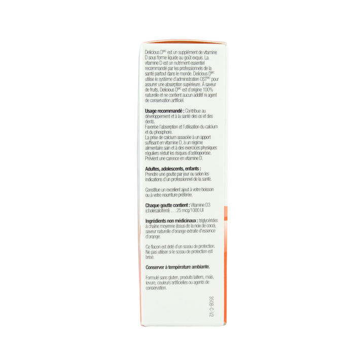 Platinum Vitamin D3 Drops 1000 IU - Orange (15 mL)