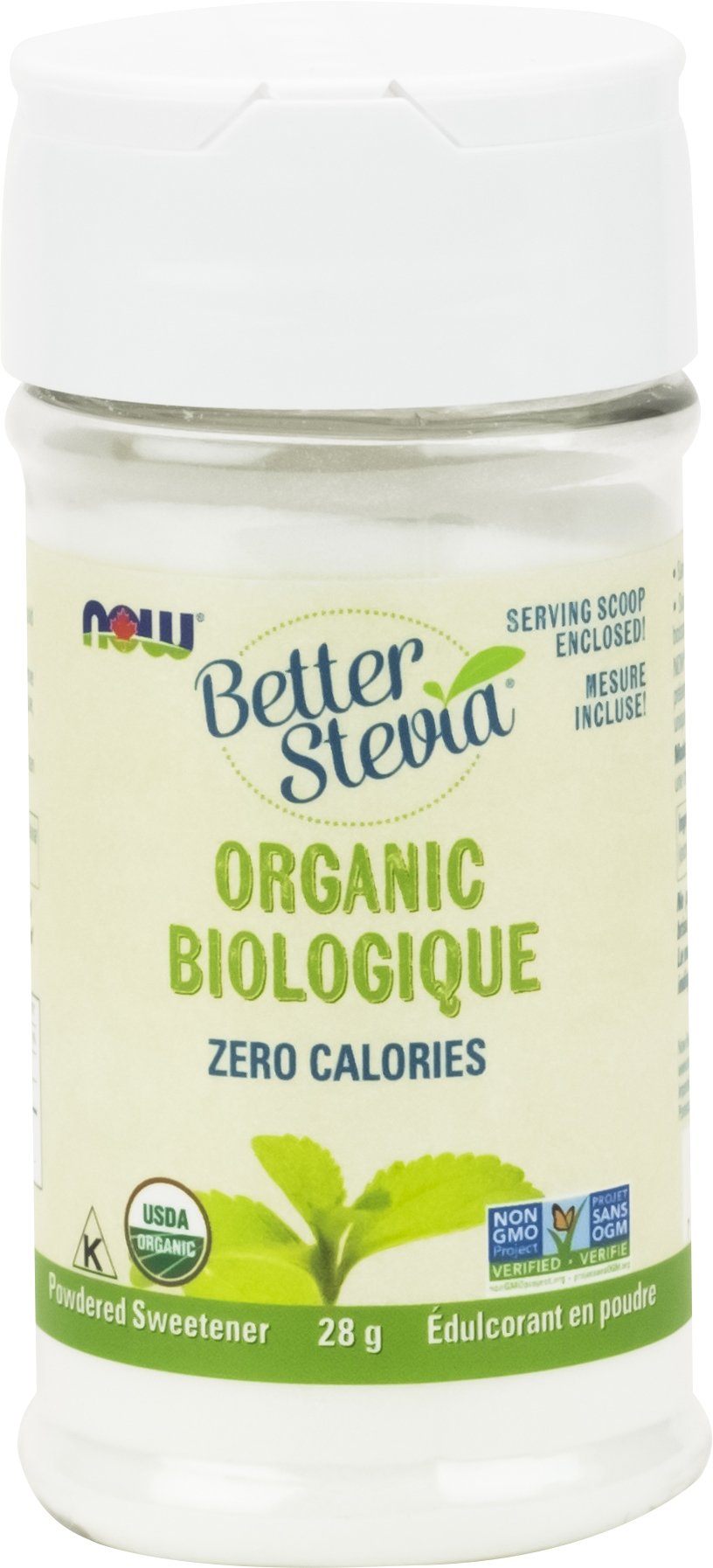 NOW Better Stevia Organic Zero-Calorie Sweetener