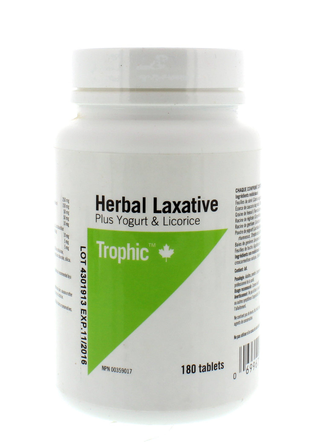 Trophic Herbal Laxative (180 Tablets)