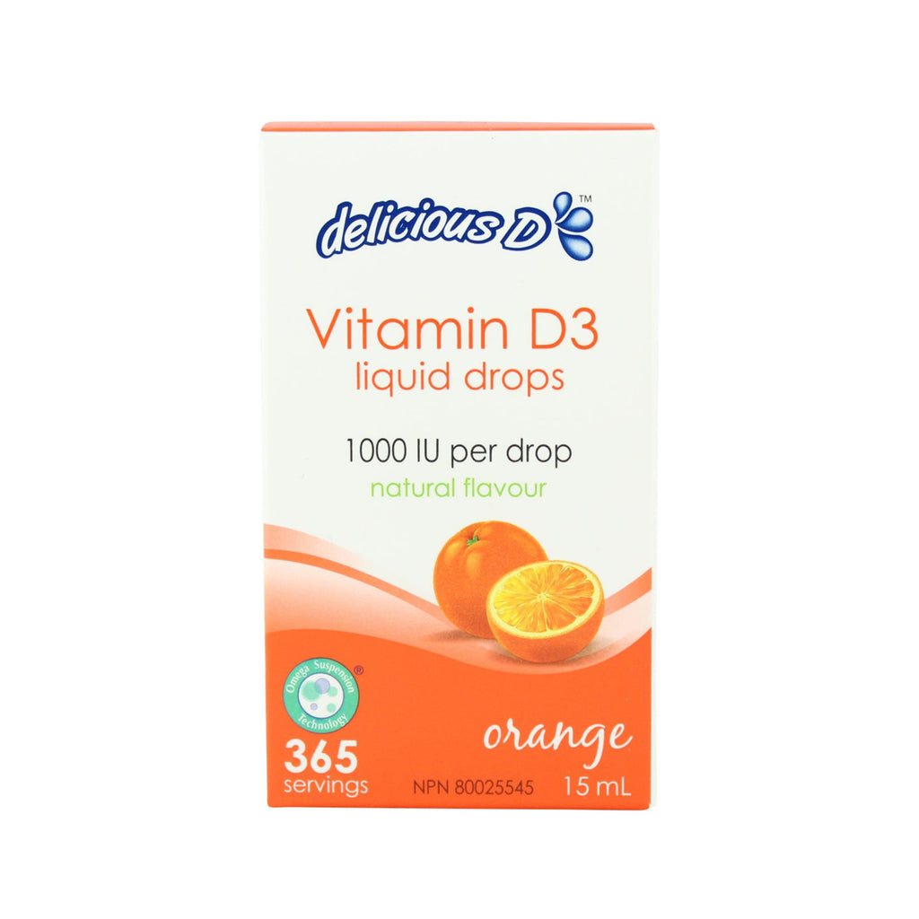 Platinum Vitamin D3 Drops 1000 IU - Orange (15 mL)